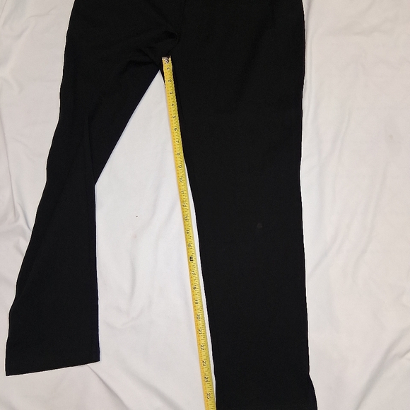 Rafaella Women Size L Pants Black Comfort Trousers - Picture 10 of 14